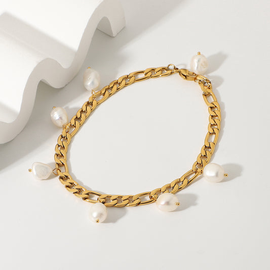 Summertime Pearl Anklet: Flawlessly crafted, high-quality designs for versatile fashion.